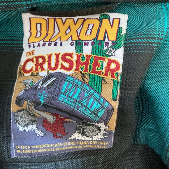 Dixxon crusher Plaid Flannel Shirt - Picture 3 of 7